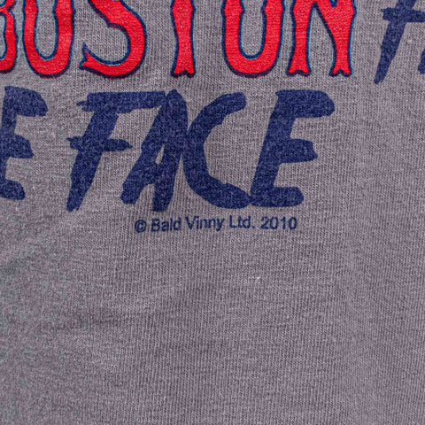 New York Punch A Boston Fan In The Face T-Shirt Joke Funny