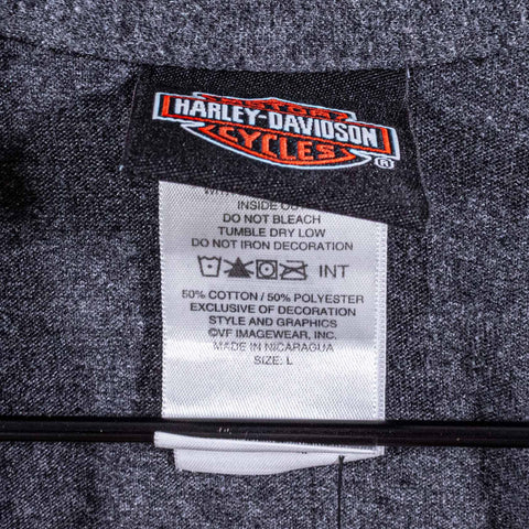 Harley Davidson Motorcycles T-Shirt Long Sleeve Wings Legendary