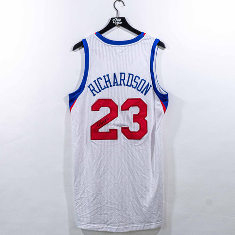 2012 2013 Philadelphia 76ers Adidas Jason Richardson Authentic Jersey Signed