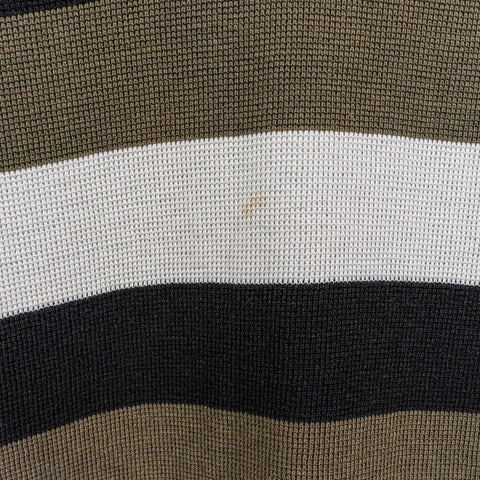 Polo Sport Ralph Lauren Striped Knit Polo Shirt Spell Out