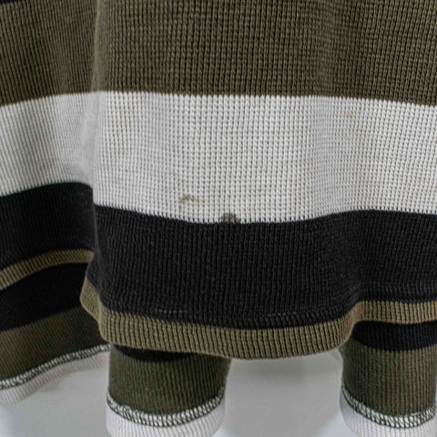 Polo Sport Ralph Lauren Striped Knit Polo Shirt Spell Out