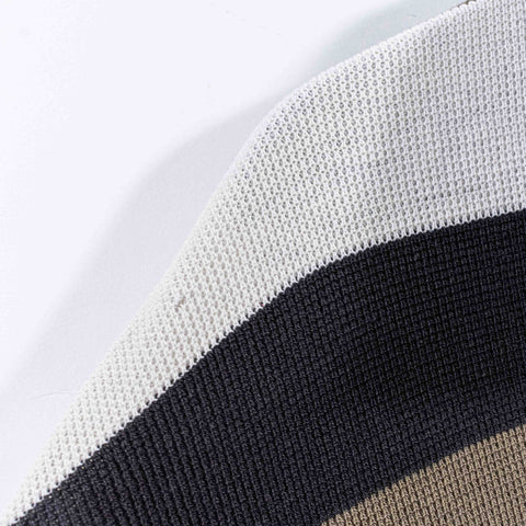 Polo Sport Ralph Lauren Striped Knit Polo Shirt Spell Out