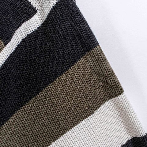 Polo Sport Ralph Lauren Striped Knit Polo Shirt Spell Out