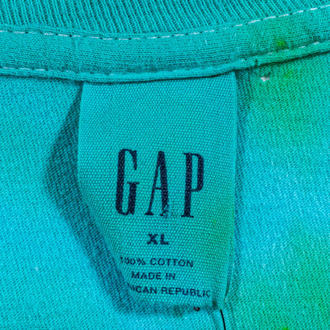 GAP Swirl Tie Dye Blank T-Shirt Single Stitch