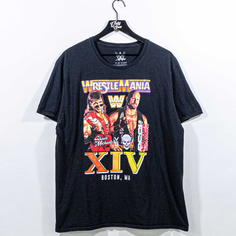 Wrestlemania XIV Stone Cold Shawn Michaels WWF T-Shirt
