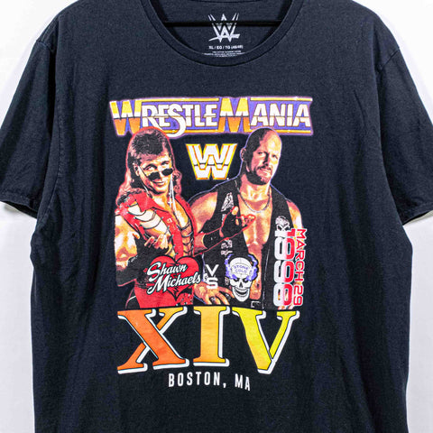 Wrestlemania XIV Stone Cold Shawn Michaels WWF T-Shirt