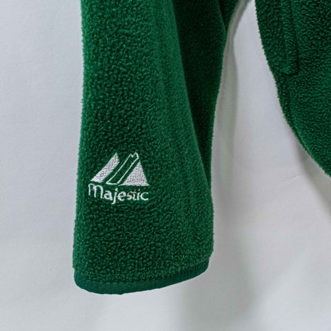 New York Jets Majestic 1/4 Zip Fleece Pullover