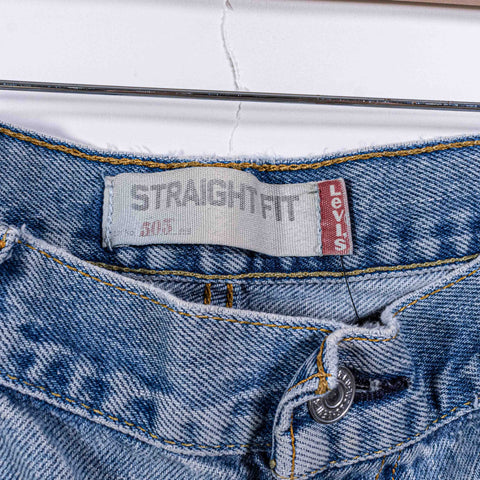 Levis 505 Jeans Distressed Paint Splatter Skate Grunge