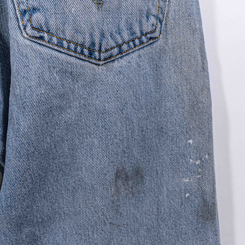 Levis 505 Jeans Distressed Paint Splatter Skate Grunge
