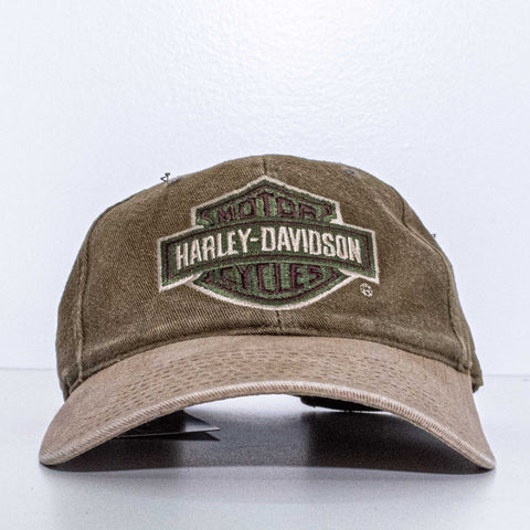 Harley Davidson Motorcycles Logo Hat Sun Faded