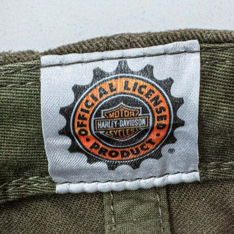 Harley Davidson Motorcycles Logo Hat Sun Faded