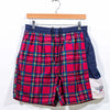 Chaps Ralph Lauren Plaid Spell Out Swim Trunks