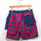 Chaps Ralph Lauren Plaid Spell Out Swim Trunks