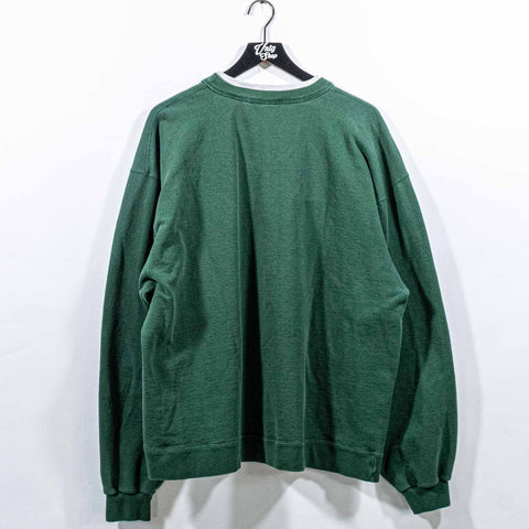 Champion Embroidered Spell Out Sweatshirt Double Collar
