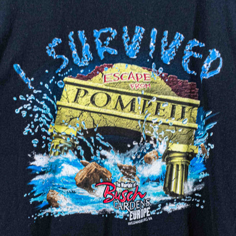 I Survived Escape From Pompeii Busch Gardens T-Shirt