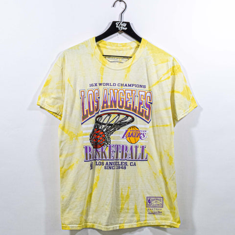 Los Angeles Lakers 16x World Champions T-Shirt Mitchell & Ness Hardwood Classics