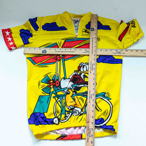Disney Mickey Mouse Donald Giordano Cycling Jersey Made in Italy