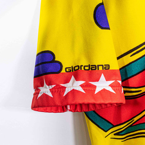 Disney Mickey Mouse Donald Giordano Cycling Jersey Made in Italy
