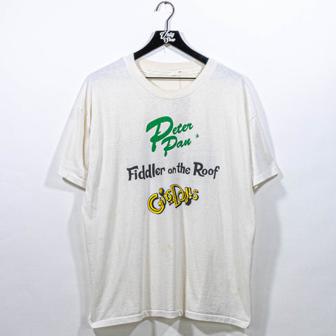 Peter Pan Fiddler On The Roof Guys & Dolls T-Shirt Premier Theatre Company Broadway