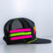 Three Stripe Mesh Trucker Hat Snapback New Mexico