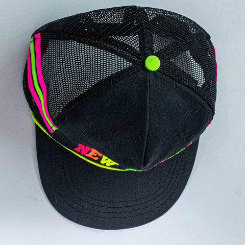 Three Stripe Mesh Trucker Hat Snapback New Mexico