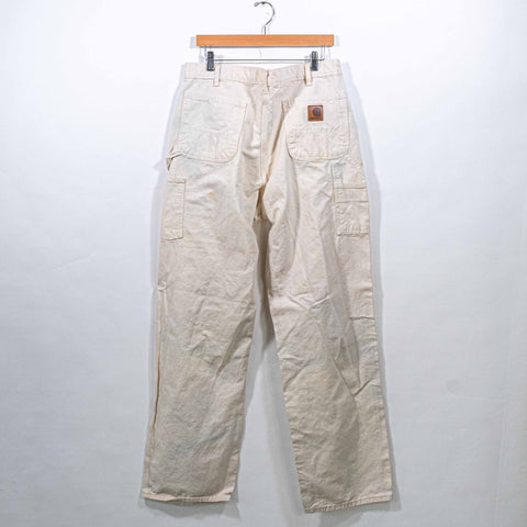 Carhartt Workwear Distressed Carpenter Canvas Pants Jeans
