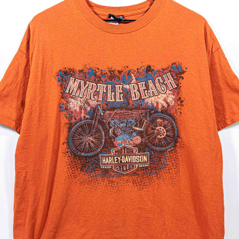 Harley Davidson Motorcycles T-Shirt Myrtle Beach Skeleton