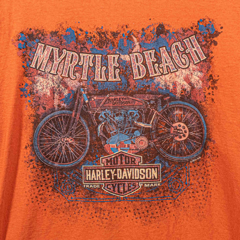 Harley Davidson Motorcycles T-Shirt Myrtle Beach Skeleton