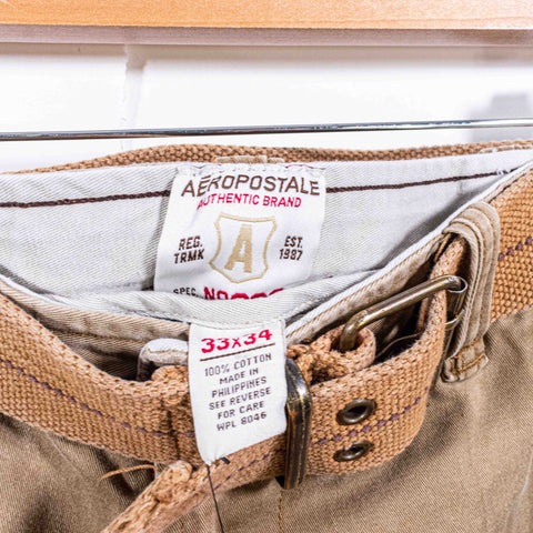 Aeropostale Heavyweight Cargo Pants Paratrooper Military