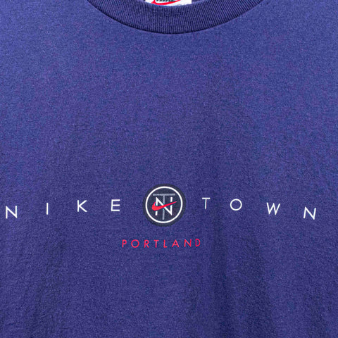 Nike Town Portland Center Swoosh Logo T-Shirt