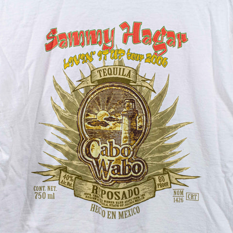 Sammy Hagar Livin It Up Tour 2006 T-Shirt Cabo Wabo