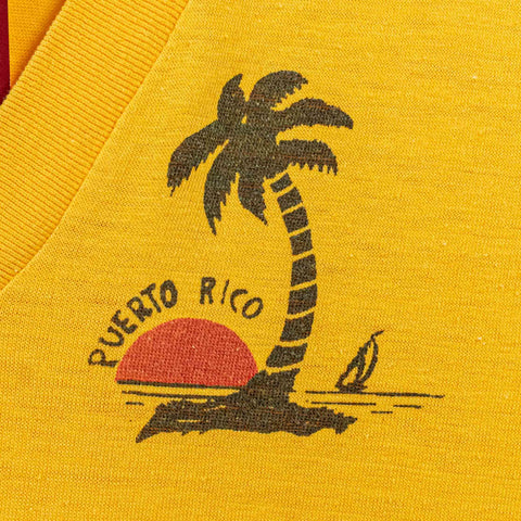Puerto Rico V-Neck T-Shirt Made in USA