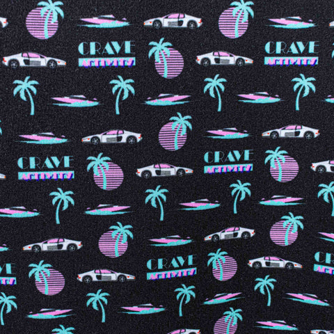 Rhoback Crave Activity Miami Vice Performance Polo Shirt