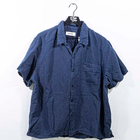 Buck Mason Linen Cotton Button Shirt Short Sleeve