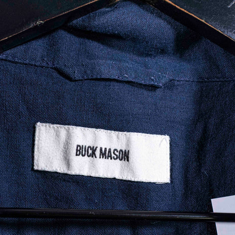 Buck Mason Linen Cotton Button Shirt Short Sleeve