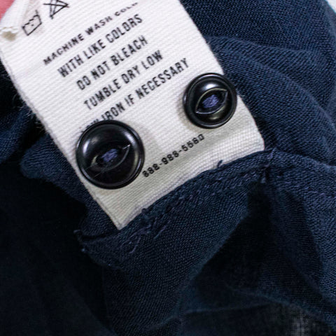 Buck Mason Linen Cotton Button Shirt Short Sleeve