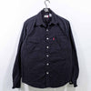 Levis Black Denim Button Shirt