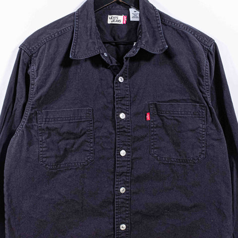 Levis Black Denim Button Shirt