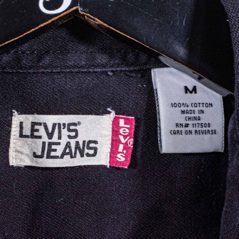Levis Black Denim Button Shirt