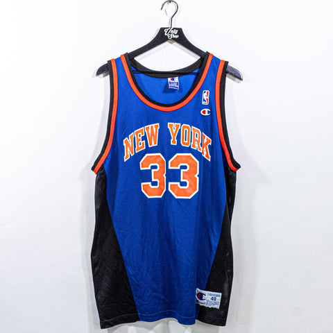 New York Knicks Patrick Ewing 33 Champion Jersey
