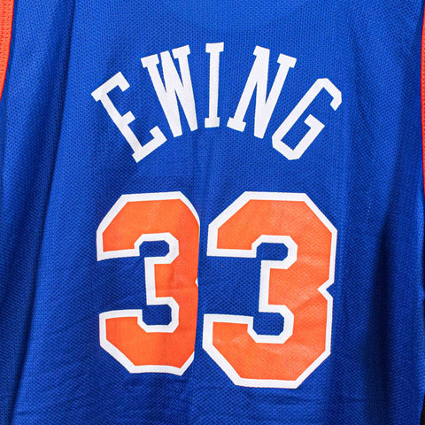 New York Knicks Patrick Ewing 33 Champion Jersey