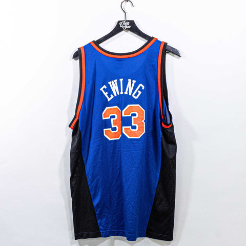 New York Knicks Patrick Ewing 33 Champion Jersey