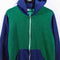 American Apparel F497 Colorblock Zip Up Hoodie Sweatshirt