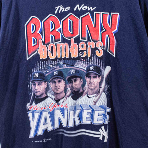 New York Yankees Bronx Bombers T-Shirt 1998 Jeter Tino Martinez Bernie William Paul O'Neill
