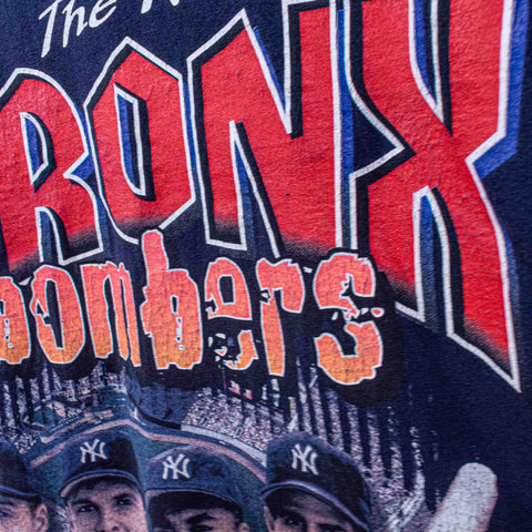 New York Yankees Bronx Bombers T-Shirt 1998 Jeter Tino Martinez Bernie William Paul O'Neill