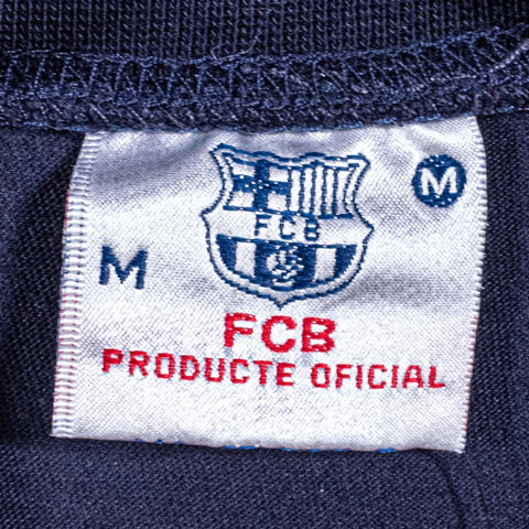 FC Barcelona Crest Logo T-Shirt Embroidered Soccer Futbol Blokecore