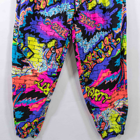 Infinity Parachute Pants AOP Graffiti Hip Hop Joggers