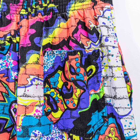 Infinity Parachute Pants AOP Graffiti Hip Hop Joggers