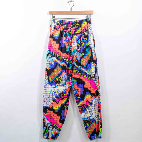 Infinity Parachute Pants AOP Graffiti Hip Hop Joggers
