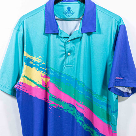 Chubbies Paintbrush Performance Golf Polo Shirt